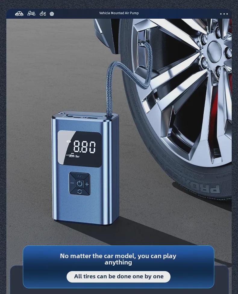 Tragbare Drahtlose Digitale Auto-Reifenluftpumpe