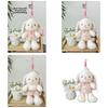 Plush Bunny Desk Companion With Floral Dress For Kids And Adults