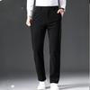 Corduroy Middle-aged Pants Men's Autumn and Winter Plus Velvet Men's Pants Straight Casual Pants Men's Winter Dad Trousers Middle-aged Tooling