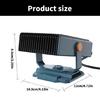 12V Vehicle Heater with Low Noise Operate 150W Car Heater Windshield Heater for Swifting Defrosting & Fog Elimination