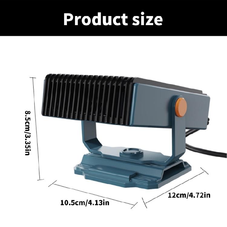 12V Vehicle Heater with Low Noise Operate 150W Car Heater Windshield Heater for Swifting Defrosting & Fog Elimination