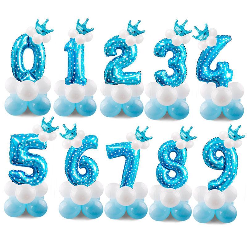 2pcs Birthday Party Aluminum Balloon