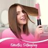 Folding V Type Hair Straightener Brush DIY Hairdress Tool Hairdressing Combs Natural Hair Styling Curling Comb Hair