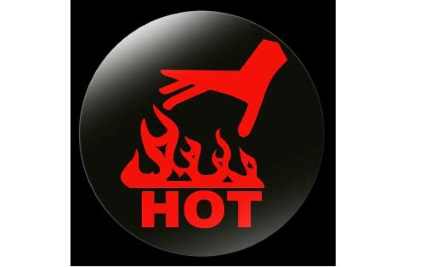 ONDOLAB Hand Hot Indicator HH50 High Heat Caution 50℃