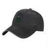 Grüner Traktor Logo Gewaschene Baumwolle Baseballkappe Unisex Verstellbare Mütze mit Klassischem Landwirtschaftsdesign für Outdoor-Enthusiasten