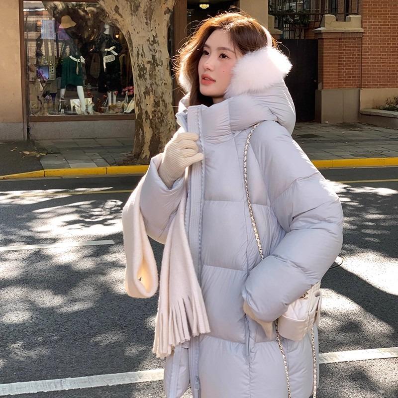 Thickened Padded Jacket Winter Padded Clothing Women's New Winter Women's Jacket Winter Clothing Light Medium and Long Padded Clothing