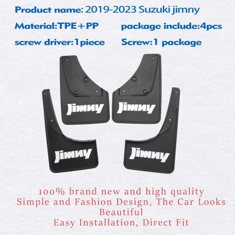 -2023 FOR Suzuki Jimny JB64 JB74 Mudguard Fender Mud Flap Guards Splash Mudflaps Car Accessories Mudguards Front Rear