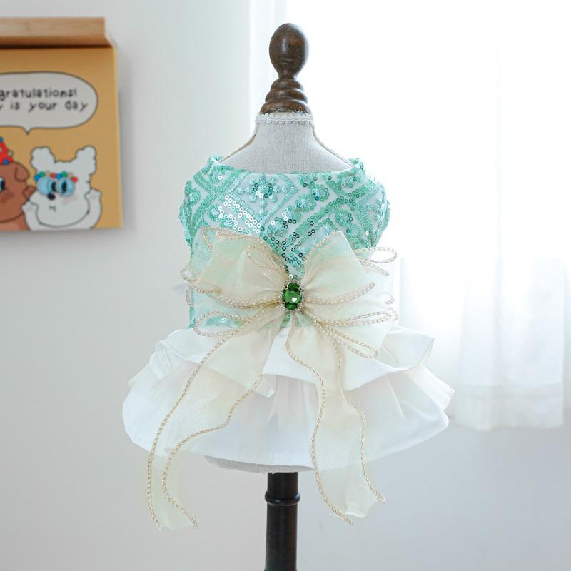 Pet Circle, Pet Clothes, Dog and Cat Clothing, Princess Gauze Skirt, Wedding Dress.