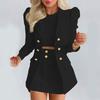 Autumn New European and American Style Skirt Long Sleeve Suit Suit