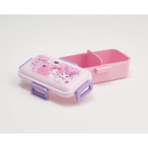 Skater Bento Box, My Melody and Kuromi Love Love Design, 530ml, Soft Filling, Dome-Shaped Lid, Women's, Made in Japan, PFLB6AG