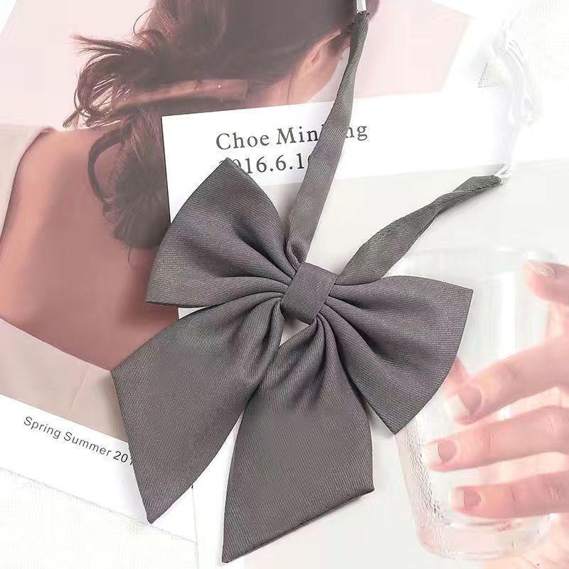 Japanese School Uniform Bow Tie For Girls Polyester Accessory With Elegant Design For Students
