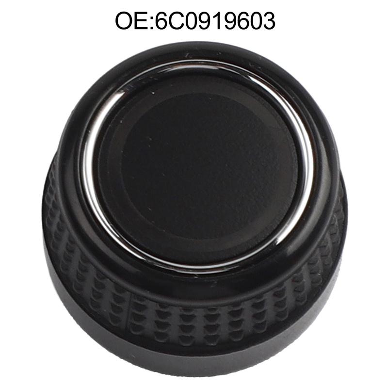 Audio Control Enhancement Car Radio Knob Turn Knob For Car Audio Easy tallation Hassle-Free Upgrade OEM Part Number 6C0919603