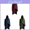 Mantello Medievale in Velluto con Spilla Regolabile per Costumi Fantasy Role Play