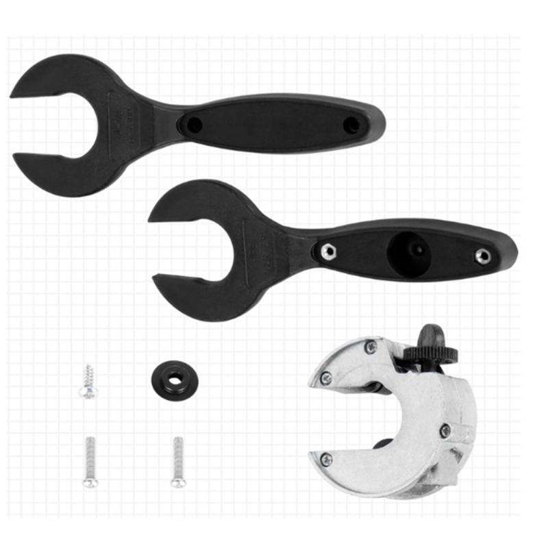 Ratcheting Tubing Cutter Pipe Cutting Tool Single Hand Operation With Protective Gloves for Cutting Copper and Metal