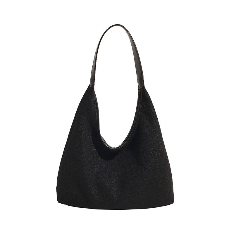 

Повседневная сумка большой вместимости Женская новая модная универсальная сумка через плечо чёрный