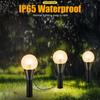 20LEDs Solar Bubble Ball Lawn Lights Outdoor Garden Pilot Light String for Patio Camping Birthday Lawn Decor Decoration Lighting