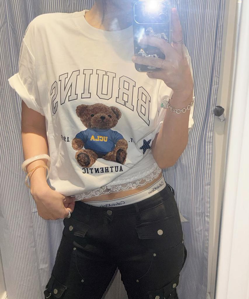 UCLA Unisex Authentic Bruins Bear Short Sleeve Tee (2 Colors) (Uc6St91)