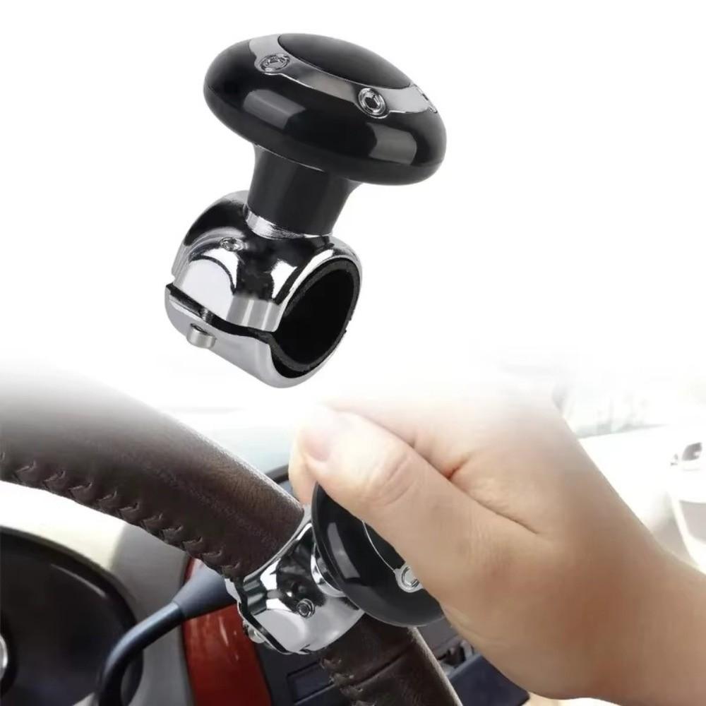 Universal Fit Car Steering Wheel Booster Ball Black Color Ball Grip Design Steering Wheel Spinner Knob Spinner Knob