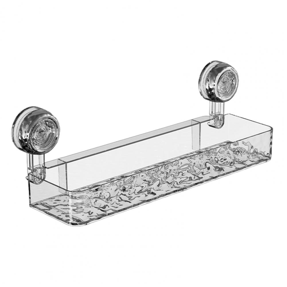 Suction Cup Organizer Removable Suction Cup Shelf Wall-mounted Shower Caddy with Strong Suction Cup Holder for Easy for Bathroom