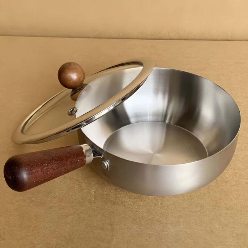 Yicang Stainless Steel Milk Pot with Wooden Handle