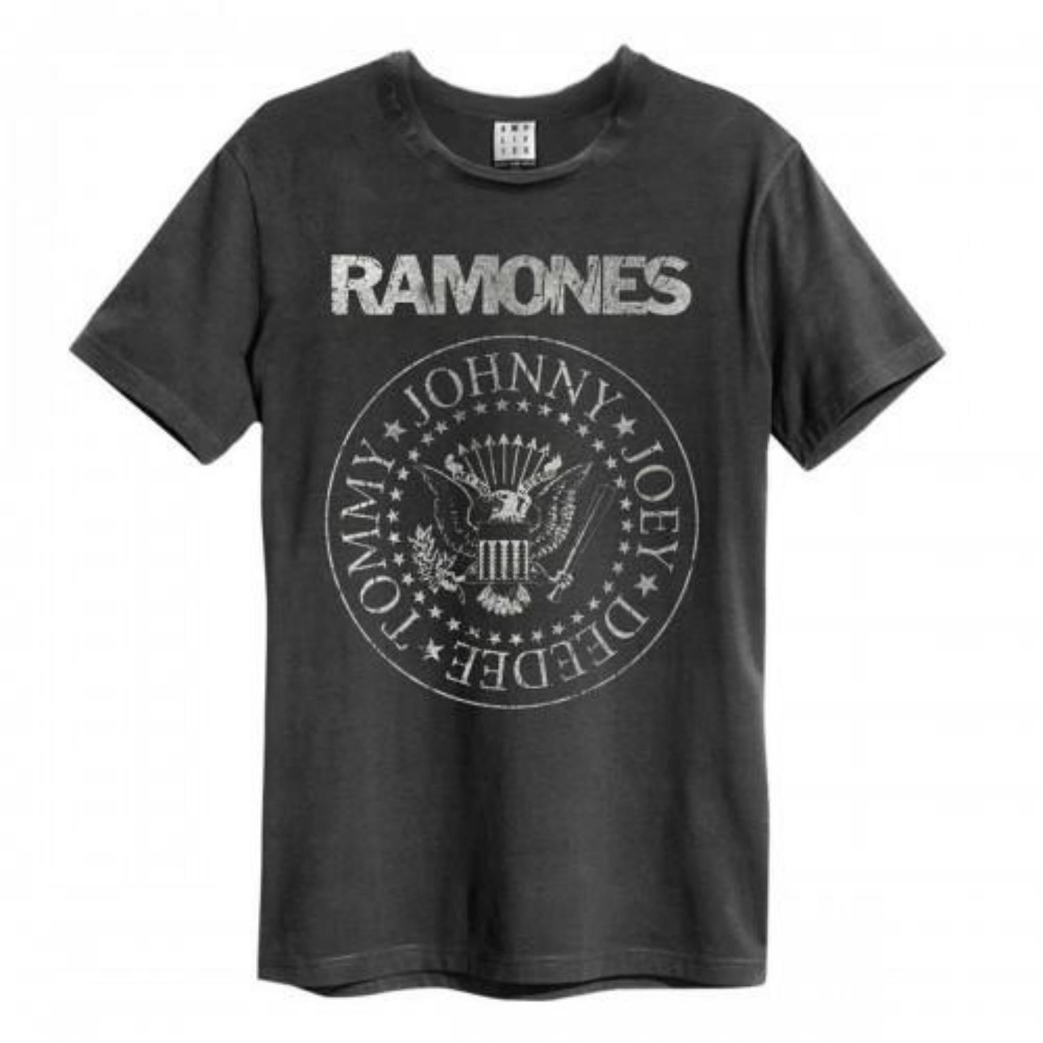 Amplified Unisex Adult Classic Seal Ramones T-Shirt S