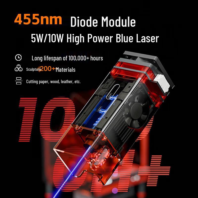 Diaojiang A7mini Pro 5W Laser Engraving Machine CN plug (adapter included)