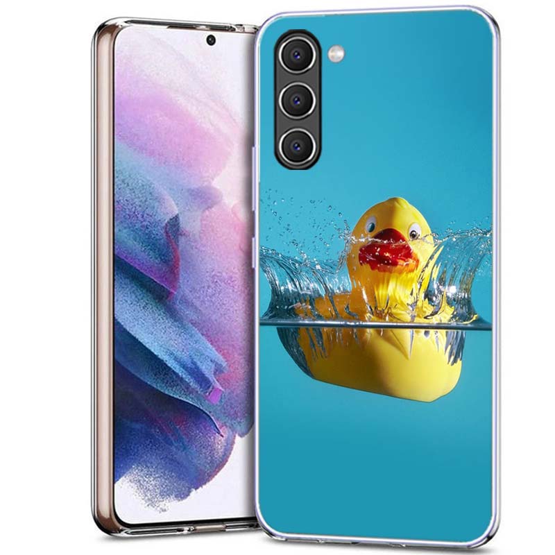 Rubber Ducks Floating in the Swimming Pool Phone Case for Samsung A54 A14 A24 A34 A17 A37 A57 A55 A35 A25 A15 A13 A23 A33 A53 A0