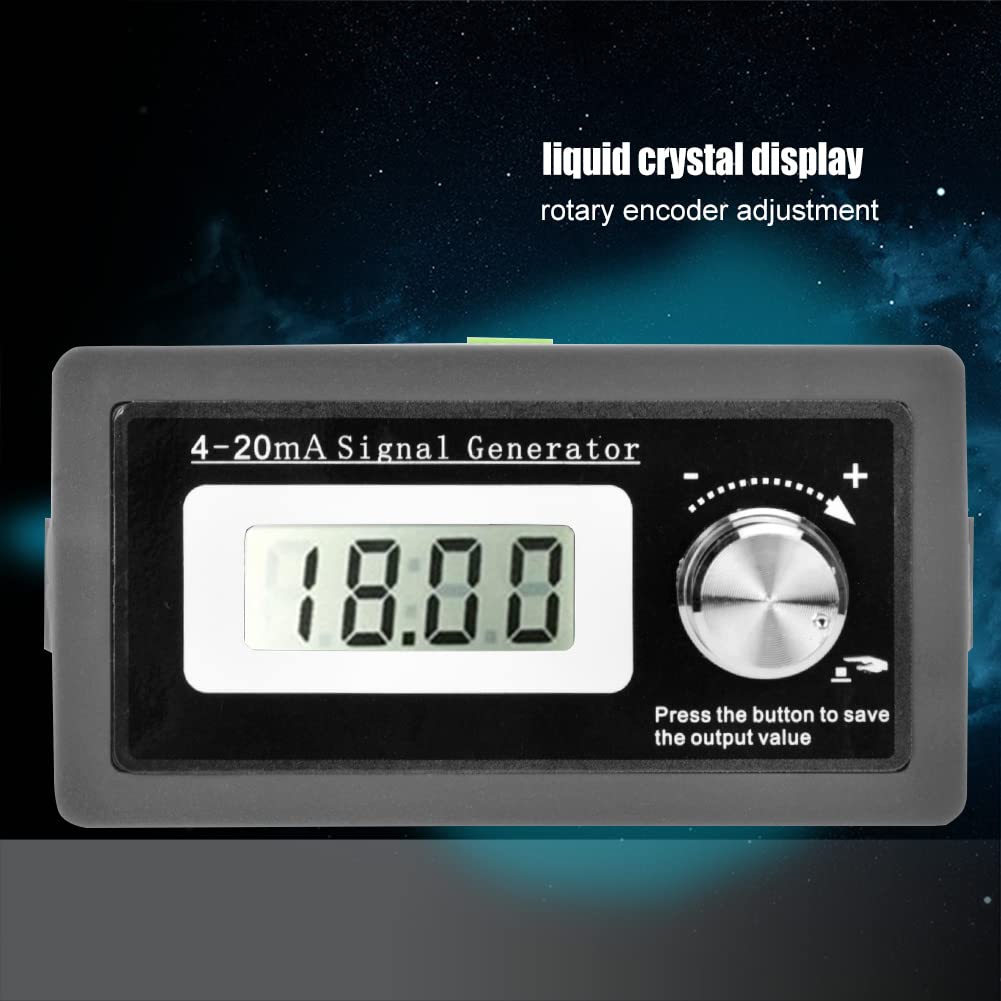 Jadeshay Current Loop, Two-Wire High Accuracy 4-20mA Current Loop Signal Generator LCD Transducer Test Signal Current