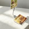 Flexible Alligator Clip Metal Office Name Card Clip Portable Memo Photo Holder  Gift