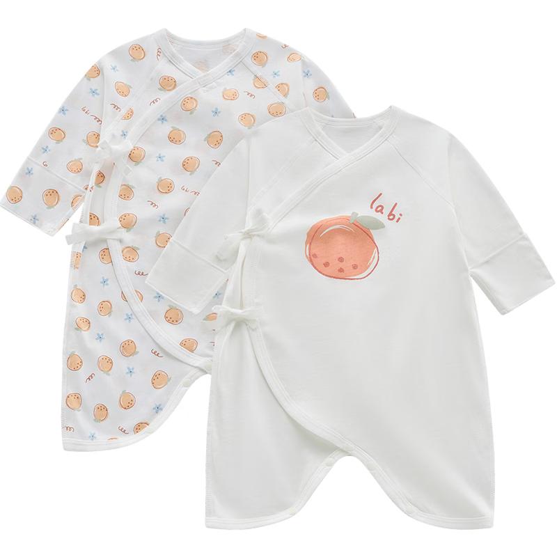 Labi Baby Pure Cotton Newborn Romper 2-Piece Set 66