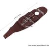 Motorcycle PU Leather Gas Fuel Tank Cover Panel Pad Bib with Pouch Motorbike Accessory (Brown)