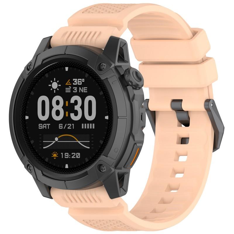 Silicone Strap for COROS NOMAD Smartwatch 24mm Width Bracelet Sport Watch Replacement Wristband for Coros Nomad Band Accessories COROS NOMAD розовый