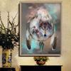 Round Rhinestone Drawings Embroidery DIY Diamond Painting Stitchwork Cross-Stitch Pictures Home Decor