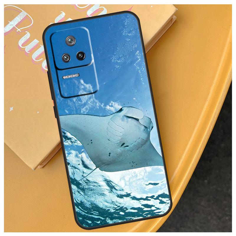 Animal Manta Ray Funda For Xiaomi 17 Pro Max 15 14 Ultra 13T 14T 15T POCO X7 Pro X5 X6 F5 F6 F7 F8 Ultra Case