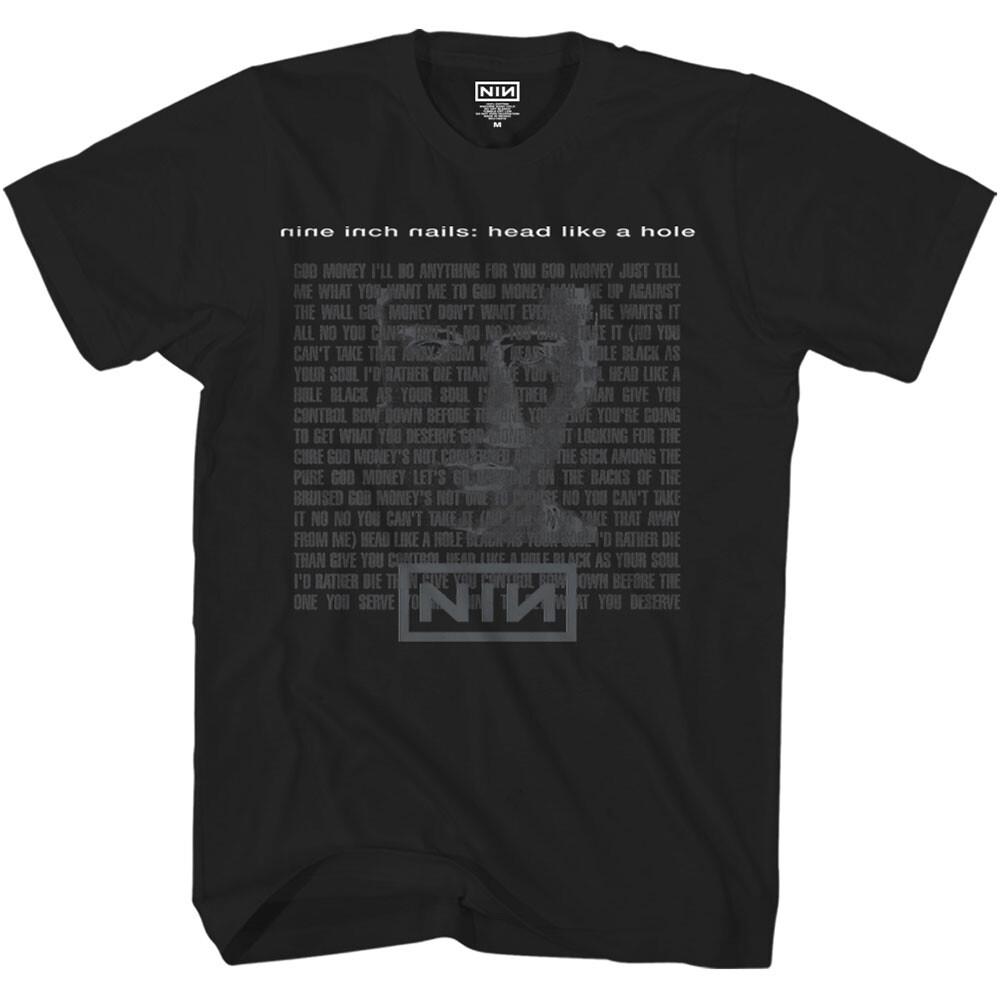

Nine Inch Nails TShirt NIN Head Like A Hole Band Official New Black Unisex T-Shirt L