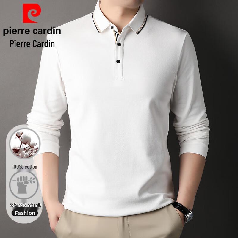 Pierre Cardin Men's Long Sleeve Polo Shirt