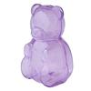 Transparent ABS Candy Bear Jar With Lid For Food Storage And Home Decoration Gummy Storage Container