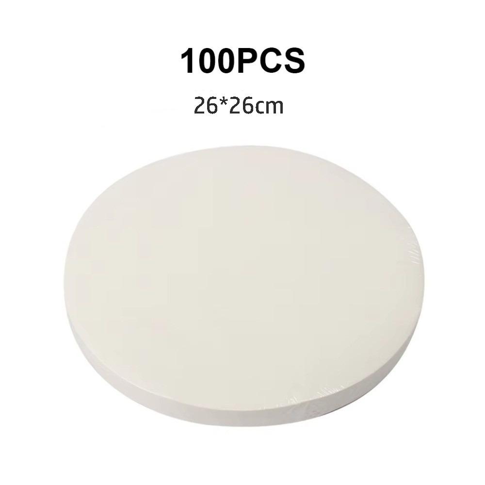 100pcs Double Sided Oil Paper Heat-resistant Air Fryer Paper New Filter Paper  Kitchen Use