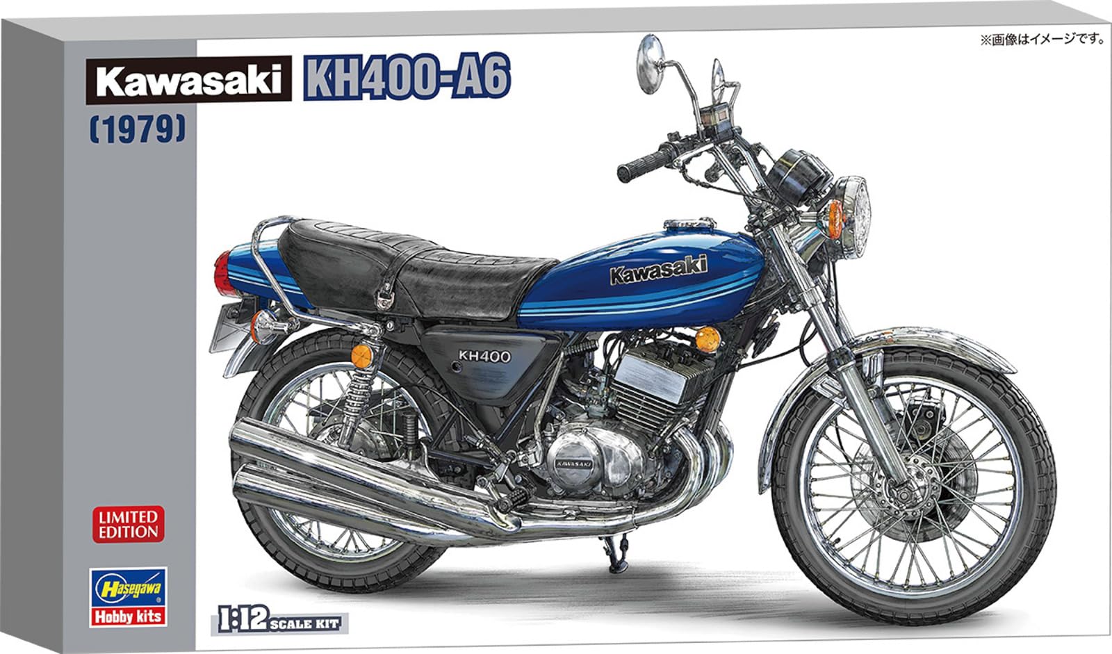 

Hasegawa Kawasaki Plastic Model Kit 21772 1/12 KH400-A6 (Motorcycle)