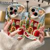 Phone Case: 2D Flat Design Suitable for iPhone 18, 17, 16, 15, 14, 13 Pro Protective Case, Christmas Stocking Cabin, Christmas and Halloween, Perfect