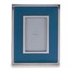Cadre Photo - Giftdecor - 15 X 10 Cm - Daim - Aluminium - Bleu Marine