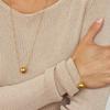 Yori Distinctive Stainless Steel Balls Pendant New Style Necklace Bracelet 18K Gold Plated Waterproof Fashion Statement Jewelry