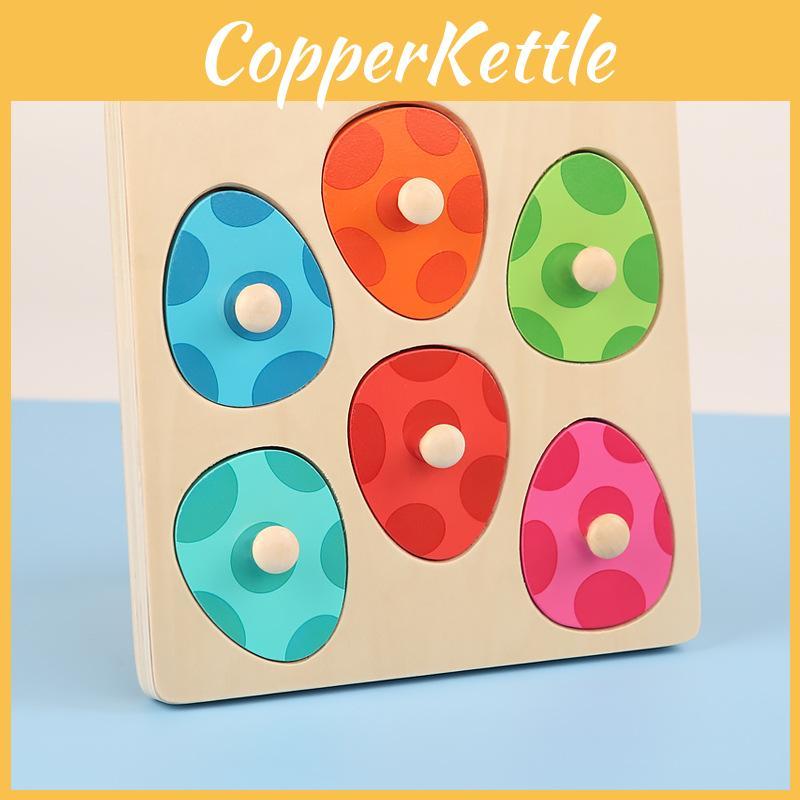 Wooden Puzzle Multilayer Board With Dinosaur Eggs For Kids Brain Development