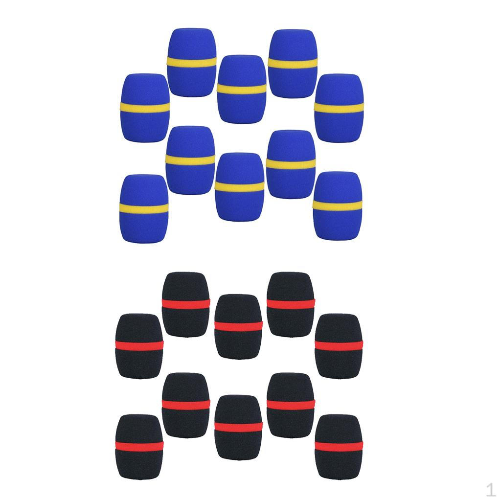 

Finest Handheld Microphone Windmuffs Sponge Mic Windscreen Filter 20PCS