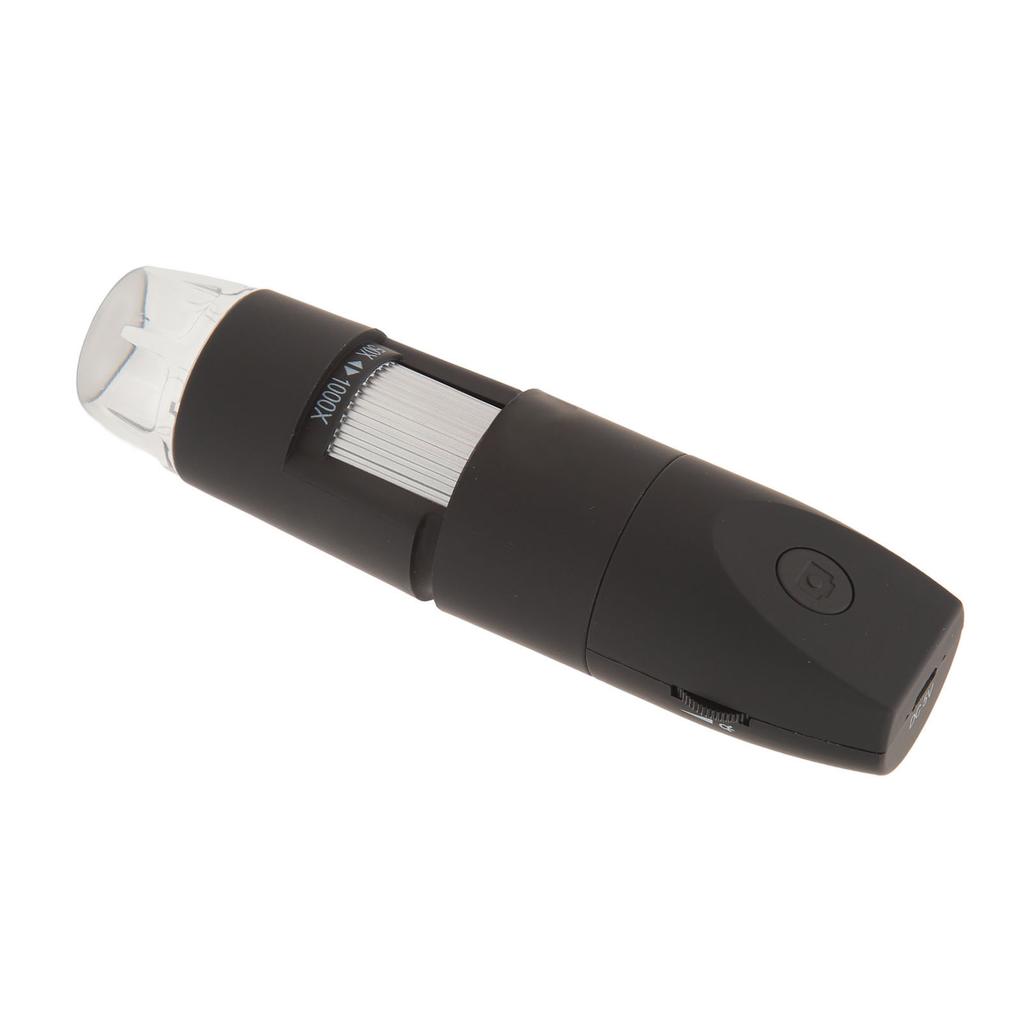 Handheld Electron Microscope 50X‑1000X 1920x1080P 8LED Lights USB Wifi Wireless Digital Microscope for Phones Laptops