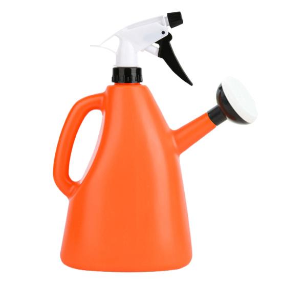 

2 в 1 распылитель воды с регулируемым давлением распылитель 1 л лейка с душевой головкой и распылителем для внутреннего и наружного садоводства темно-оранжевого