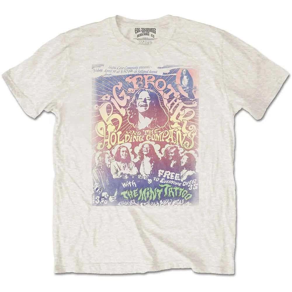 Big Brother & The Holding Company T Shirt Selland Arena Official Mens Natural XL L