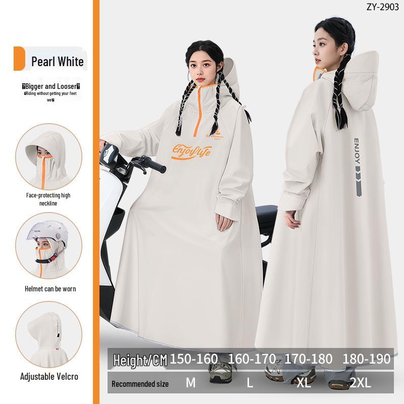 Heavy-Duty Full-Body Electric Scooter Raincoat