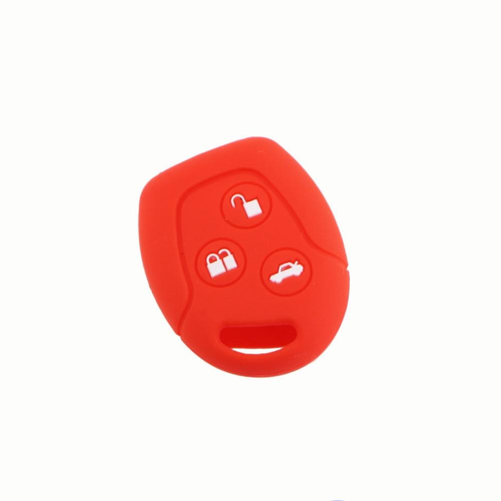 Key Cover for Ford Focus 2 Mondeo Festiva Fusion Fiesta MK4 KA 3Button Silicone Remote Key Case Holder Fob Protector Accessories