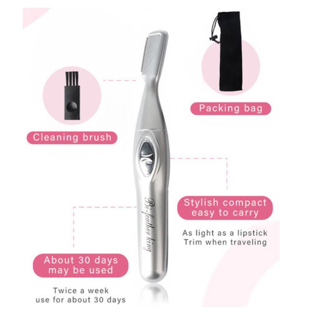 Leg Eyebrow Comb Set Mini Epilator Facial Razor Hair Remover for Eyebrows Electric Eyebrow Trimmer